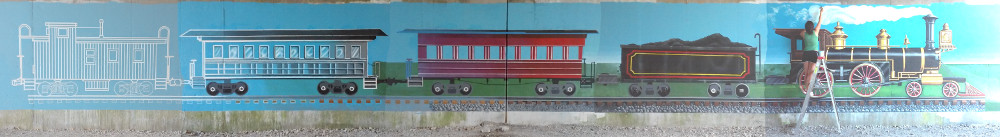 Existing Train Mural